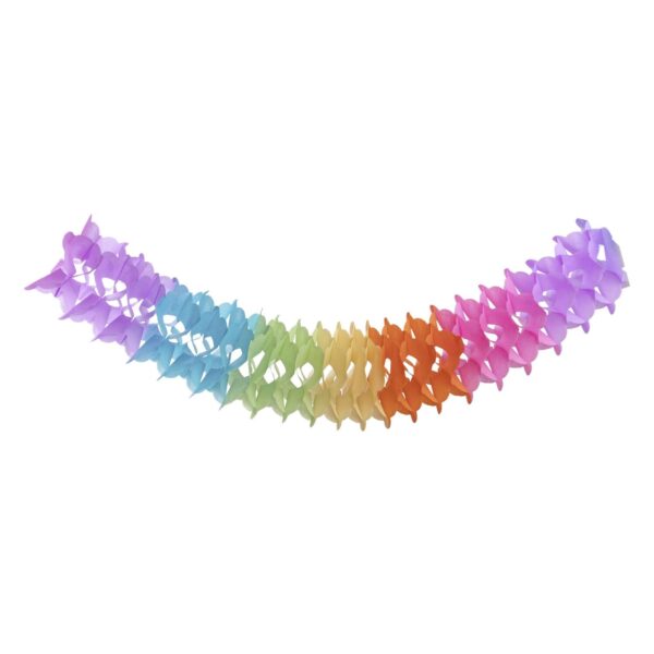 Girlande "Farbenspiel" aus Papier schwer entflammbar O12cm, 1 Stk.