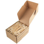 Fingerfood Spieße "Rhombus" aus Bambus, 12cm, 200 Stk. – Bild 3
