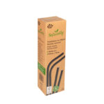Trinkhalme aus Papier flexibel schwarz O6mm, 24cm, 100 Stk. – Bild 2