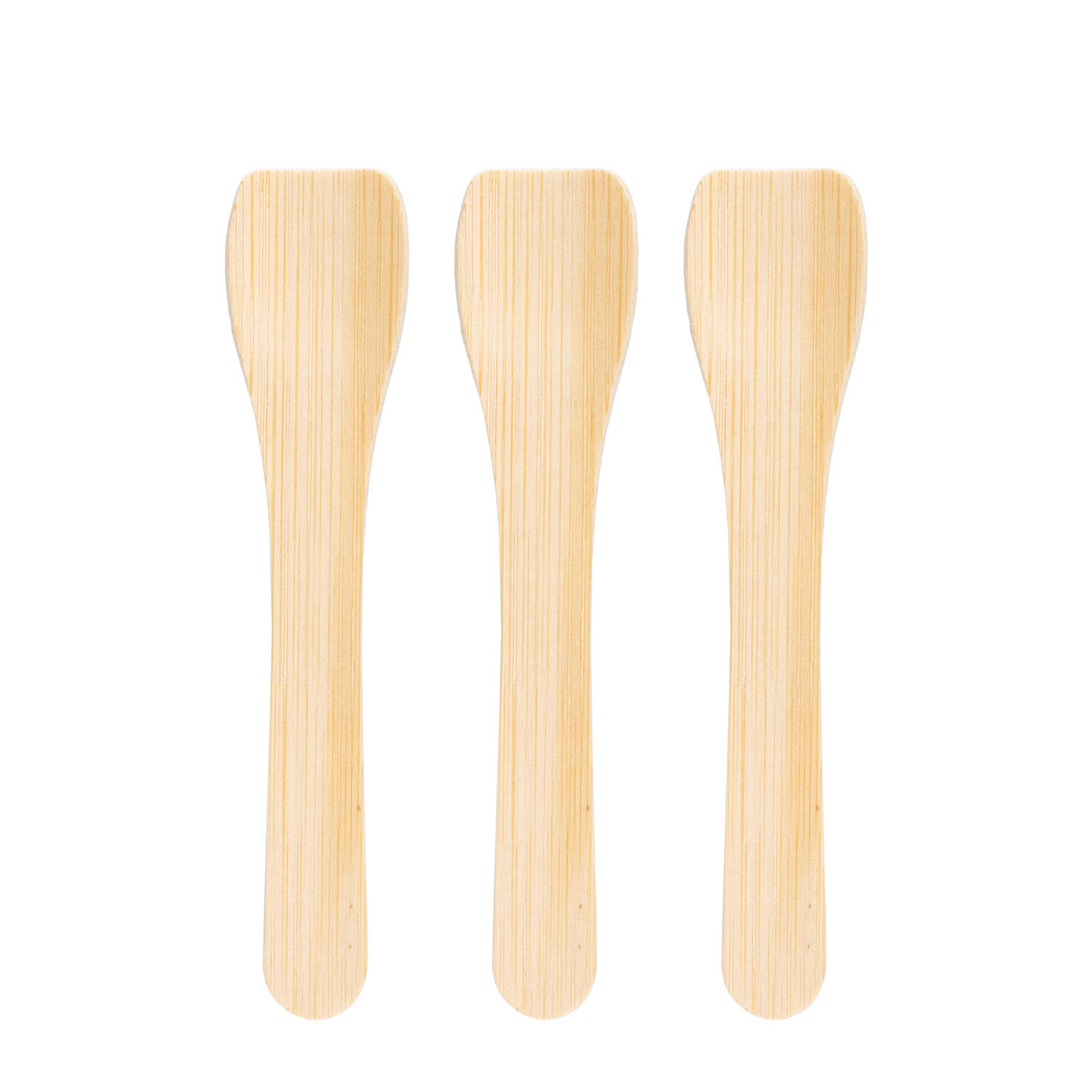 DS-25261NA Eislöffel aus Bambus, 9.5cm, 100 Stk. – Bild 1