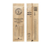 Bestecksets 4-teilig, aus Bambus, 21cm, 25 Stk. – Bild 2