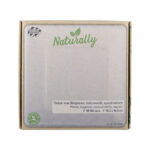 Teller aus Bagasse, naturweiß, quadratisch 16.5cm, 50Stk. – Bild 2