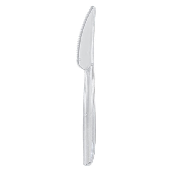 Messer Mehrweg spülmaschinengeeignet PS 18cm transparent, 50 Stk.