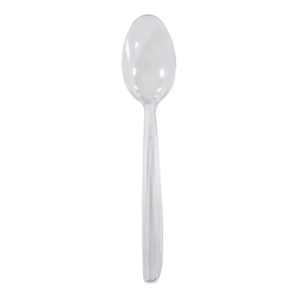 Löffel Mehrweg spülmaschinengeeignet PS 18cm transparent, 50 Stk.