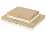 Versandkarton 340x250x20mm schnelle Aufrichtung mit Steckverschluss Großbrief Maxibrief A4 B4 braun – Bild 2
