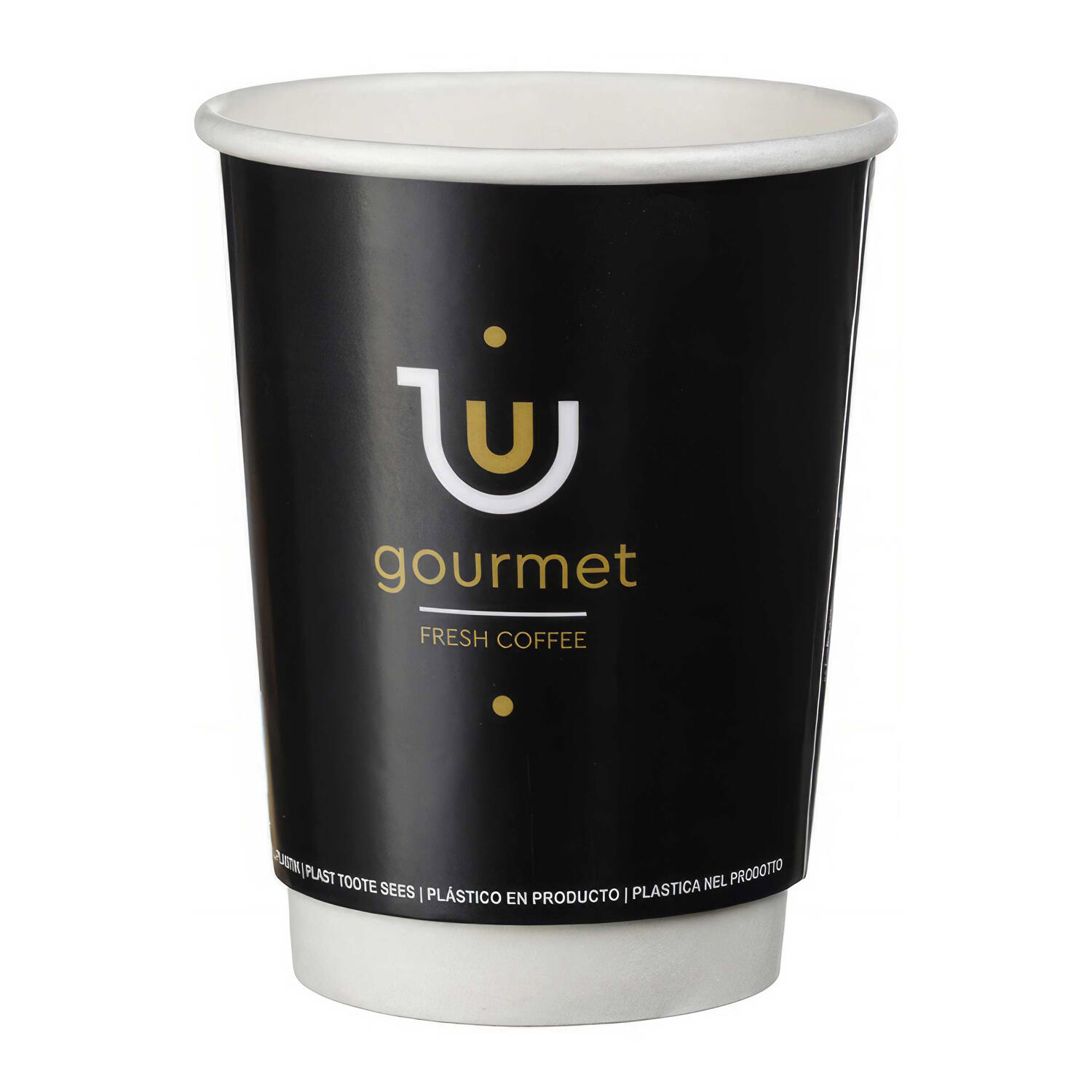 IN-Q530014NG Kaffeebecher Heißgetränkebecher doppelwandig GOURMET FRESH COFFEE 300ml 330ml, 25 Stk. – Bild 1