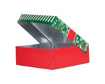 Keksbox Gebäckkarton mit Alubeschichtung "Weihnachten" 220 x 220 x 80mm, 95 Stk. – Bild 2