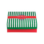 Keksbox Gebäckkarton mit Alubeschichtung "Weihnachten" 250 x 250 x 80mm, 75 Stk. – Bild 3