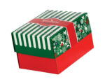 Keksbox Gebäckkarton mit Alubeschichtung "Weihnachten" 130 x 100 x 80mm, 220 Stk.