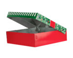 Keksbox Gebäckkarton mit Alubeschichtung "Weihnachten" 350 x 350 x 100mm, 42 Stk. – Bild 2