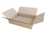 Faltkarton 1030x760x(100)-185mm mit variabler Höhe 1-wellig Dickwelle braun