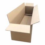 Faltkarton 1200x300x(100)-300mm mit variabler Höhe 2-wellig braun
