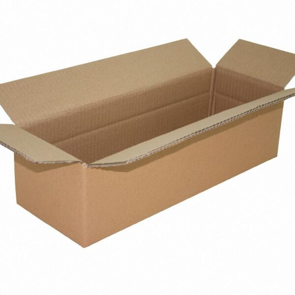Faltkarton 460x160x(80)-115mm mit variabler Höhe 2-wellig braun