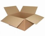 Faltkarton 500x450x(200)-250mm mit variabler Höhe 2-wellig braun