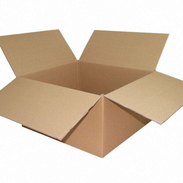 Faltkarton 500x450x(200)-250mm mit variabler Höhe 2-wellig braun