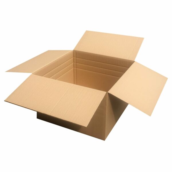Faltkarton 550x550x(200)-350mm mit variabler Höhe 2-wellig braun