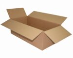 Faltkarton 600x300x(100)-200mm mit variabler Höhe 1-wellig Dickwelle braun