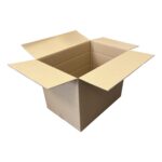 Faltkarton 650x450x(250)-500mm mit variabler Höhe 2-wellig braun