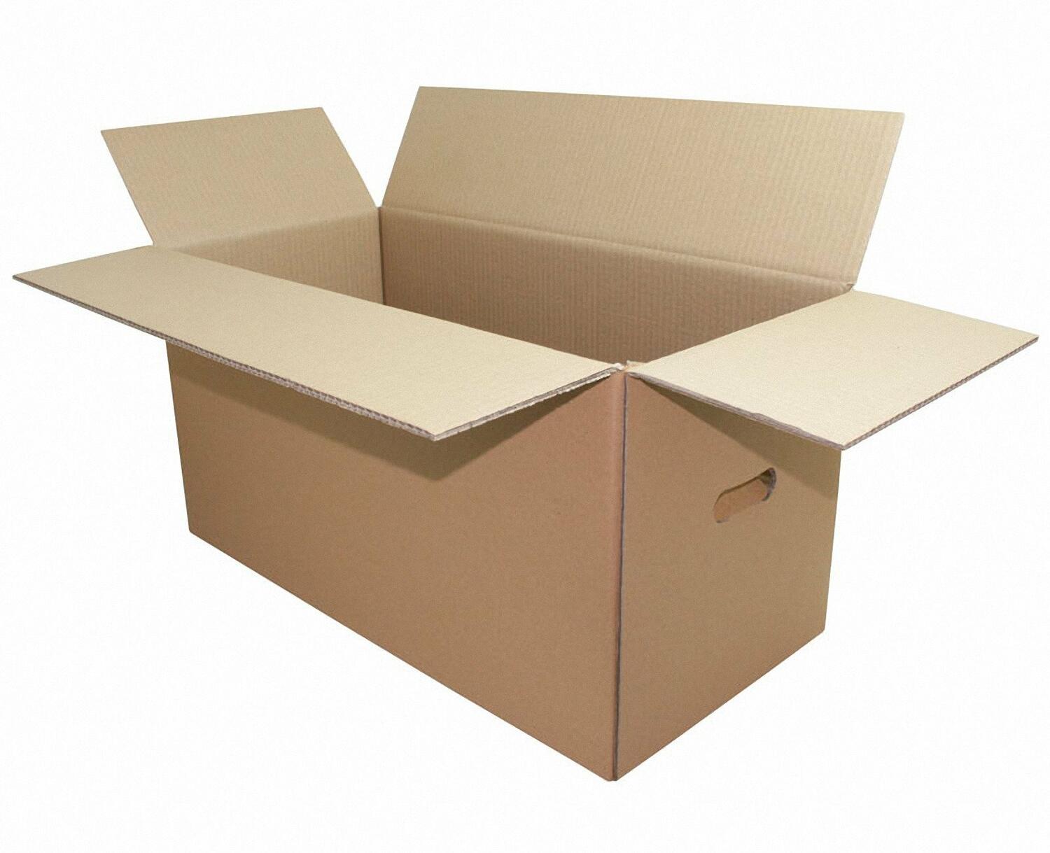 KA_650x305x325_32BC Umzugskarton HOME+OFFICE 650x305x(200)-325mm, variable Höhe 2wlg. – Bild 1