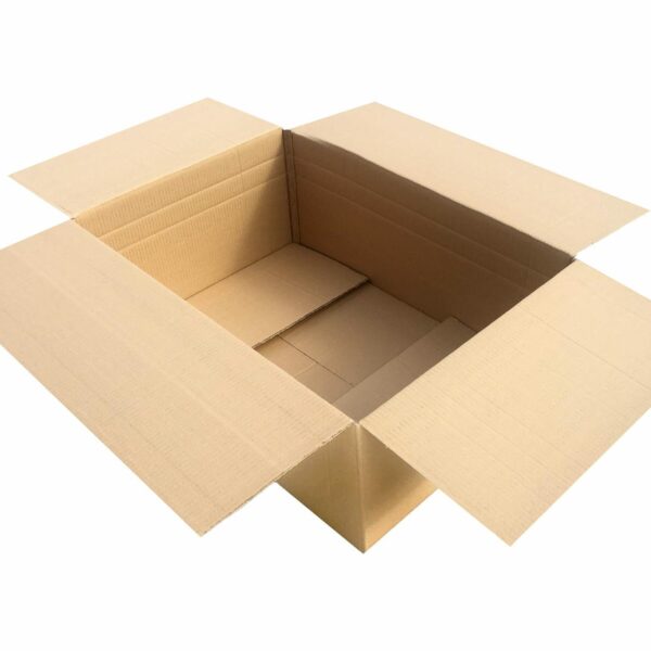 Faltkarton 800x550x(200)-300mm mit variabler Höhe 2-wellig braun