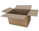 Faltkarton 800x550x(300)-550mm mit variabler Höhe 2-wellig braun