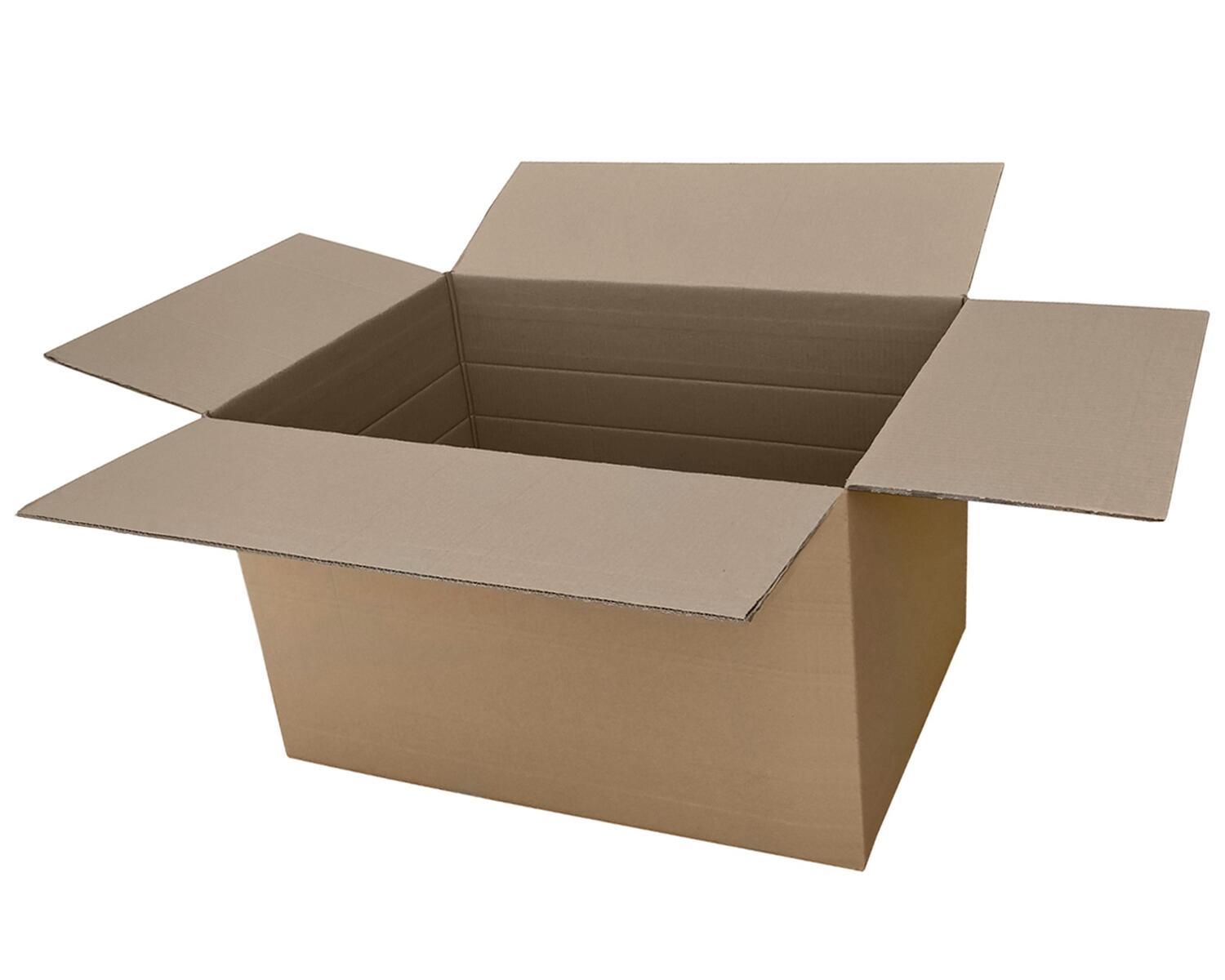 KA_800_550_550_32BC Faltkarton 800x550x(300)-550mm mit variabler Höhe 2-wellig braun – Bild 1