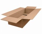 Faltkarton 1000x400x(100)-210mm (Außenmaß) mit variabler Höhe 2-wellig braun