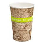 Kaffeebecher Coffee ToGo COFFEE DREAMS Pappe beschichtet 10oz. 250 ml 50 Stk.