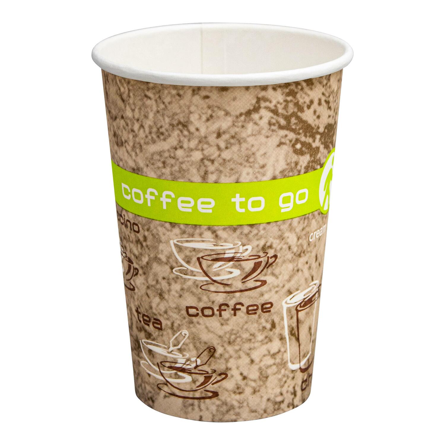 KT-40037130 Kaffeebecher Coffee ToGo COFFEE DREAMS Pappe beschichtet 10oz. 250 ml 50 Stk. – Bild 1