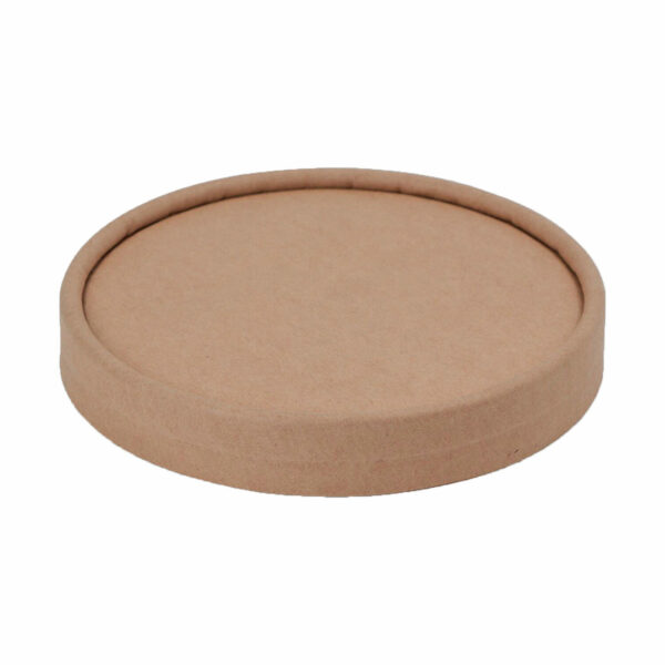 Deckel für Dressingbecher Saucenbecher aus Kraftpapier FSCR 60ml, 50 Stk.