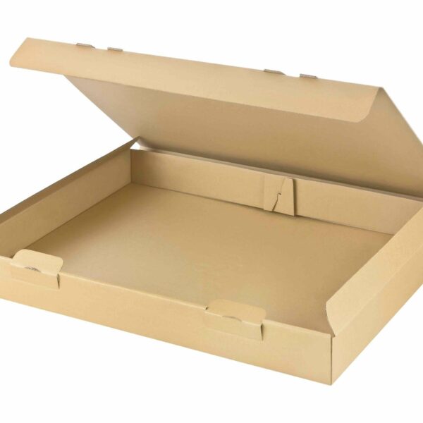 Versandkarton 430x310x45mm schnelle Aufrichtung mit Steckverschluss für Din A3 braun
