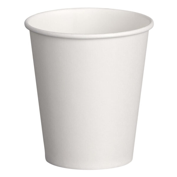 Heiß- und Kaltgetränkebecher weiß, Pappe beschichtet 300 ml 330ml | 12oz, 50 Stk.