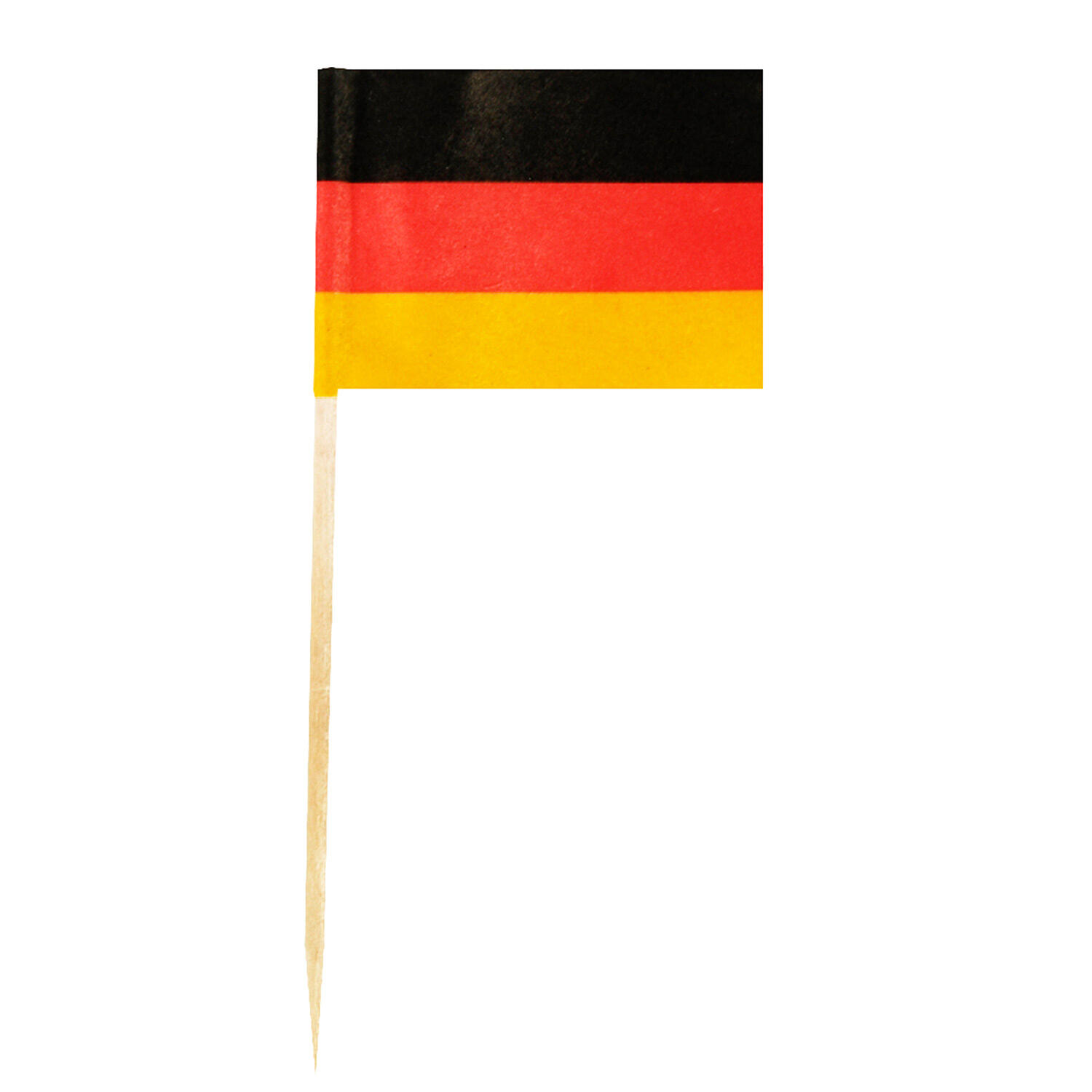 PAP-10047 Flaggenpicker Fahnenpicker Deko-Picker Land 'Deutschland', 50 Stk. – Bild 1