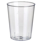 Einweg-Schnapsglas 4cl, PS mit Eichstrich bei 2cl und 4cl, transparent, 40 Stk.