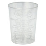 Einweg-Schnapsglas 4cl, PS mit Eichstrich bei 2cl und 4cl, transparent, 40 Stk. – Bild 2