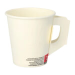 Henkelbecher Kaffeebecher weiß, Pappe beschichtet, 180 ml, 80 Stk.