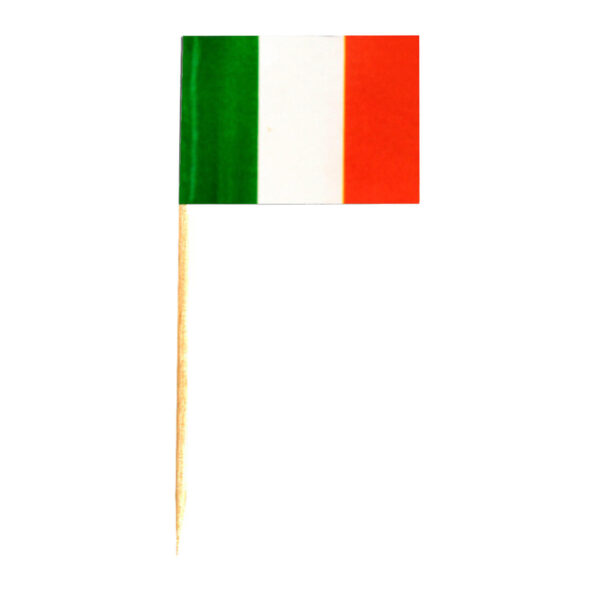 Flaggenpicker Fahnenpicker Deko-Picker Land 'Italien', 100 Stk.