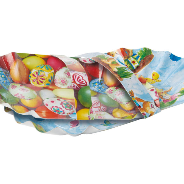 Osterschalen Osterkörbchen oval mit Henkel 28 x 16 cm Ostern sortiert, 3 Stk.