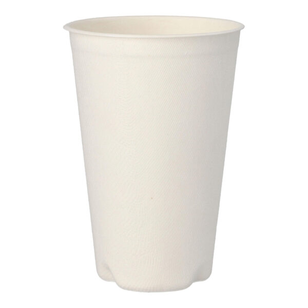 Heißgetränkebecher aus Zuckerrohr "pure" 400 ml, O 90mm, 50 Stk.