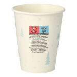 Heißgetränkebecher Pappbecher "Hello Winter & Schneemann-Bau" 200ml, 50 Stk. – Bild 2