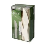 'pure' Papiermesser Messer aus Papier 15,8 cm FSCR weiss, 100 Stk. – Bild 2