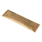 Holzbesteck Set Messer Gabel Serviette natur einzeln verpackt in Papierbeutel, 1 Stk. – Bild 2