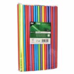 Papiertrinkhalme Shake-Halme Kaltgetränke 25 cm O 8 mm farbig sortiert, 100 Stk. – Bild 3
