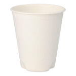 Heißgetränkebecher aus Zuckerrohr "pure" 200 ml, O 80mm, 40 Stk.