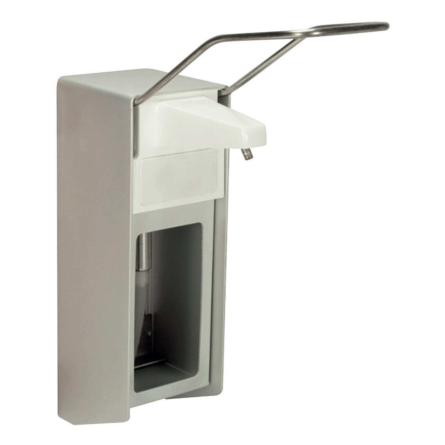 PAP-93047 Wandspender 27,5 cm x 8,5 cm x 23,5 cm aus Aluminium 500 ml Langarmhebel – Bild 1