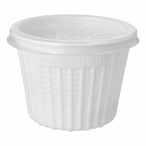 Mehrwegschalen Suppenschalen inkl. Deckel rund 500 ml O11, 5 cm, 25 Stk.