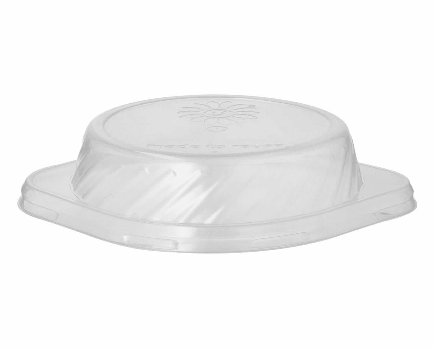 PAP-96557-1 Deckel für Mehrweg Suppenschalen O 16,2cm, H 4cm transparent, 12 Stk. – Bild 1