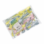 Eislöffel Mehrweg spülmaschinengeeignet extra stabil 13cm Pastelfarben, 50 Stk. – Bild 2