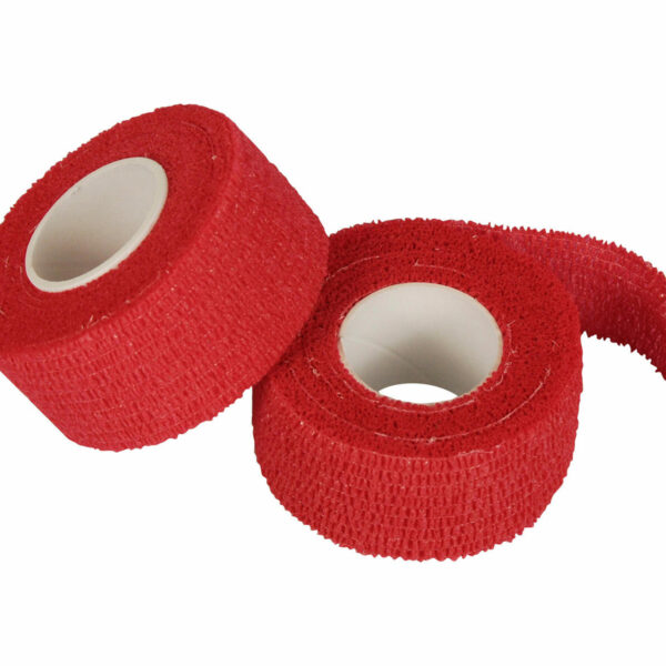 Selbsthaftende selbstklebende Pflaster abreißbar HACCP, 5 m x 2,5cm rot, 9 Stk.