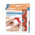 Selbsthaftende selbstklebende Pflaster abreißbar HACCP, 5 m x 2,5cm rot, 9 Stk. – Bild 2
